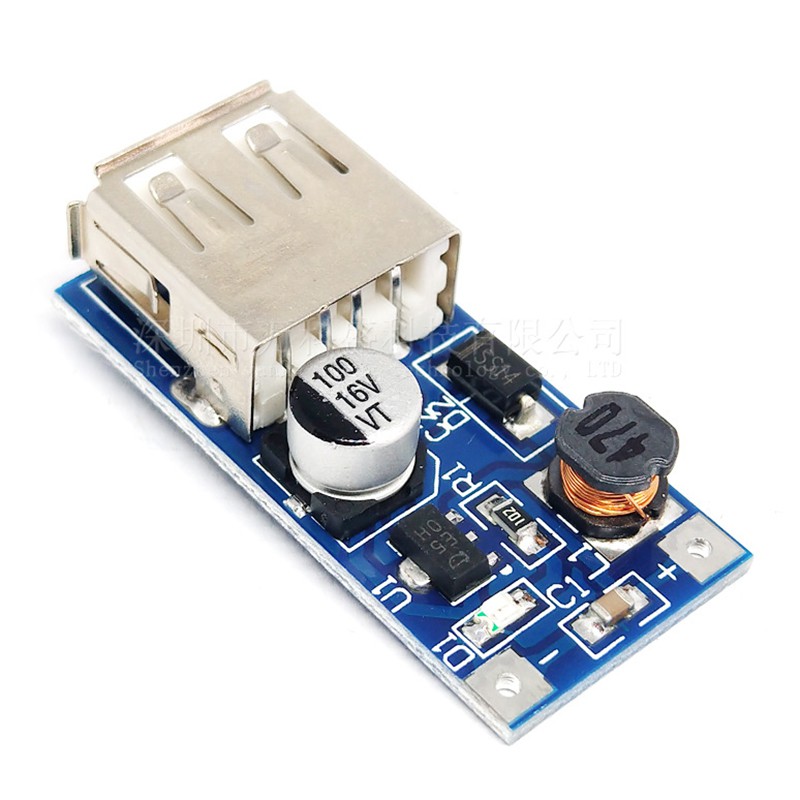 DC DC 0.9V-5V đến 5V 600MA Bộ sạc dự phòng nguồn điện Step Up Boost Converter Module cung cấp điện áp Mô-đun sạc đầu ra USB Mạch sạc