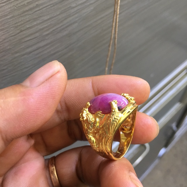 Nhẫn Nam hợp kim si Mạ vàng 18k
