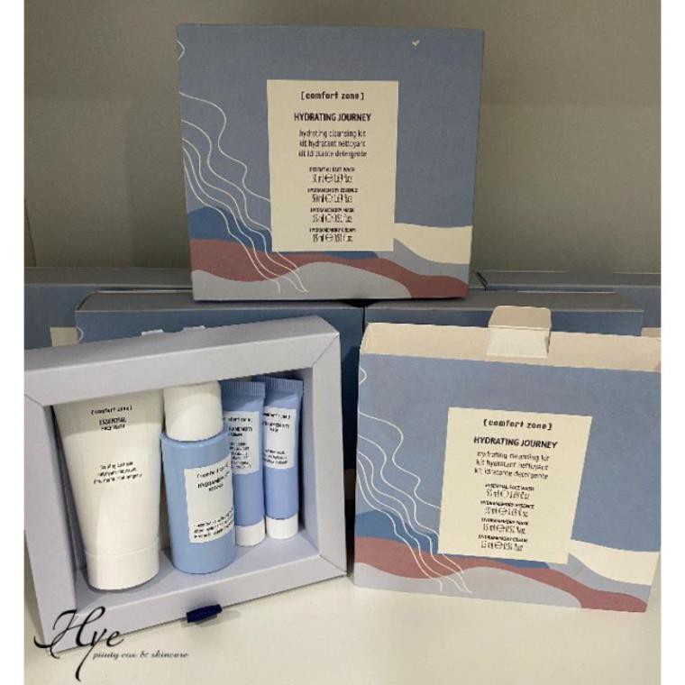 Set Comfort Zone Journey Mini Du Lịch 4 Món - Làm sạch dưỡng ẩm - Skin Regeneration Solution