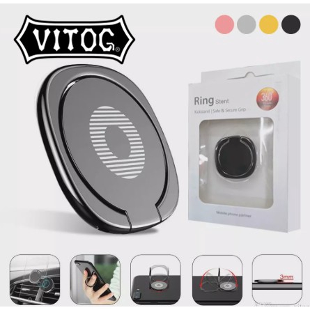 Nhẫn đỡ kim loại xoay 360 độ Vitog có nam châm | BigBuy360 - bigbuy360.vn