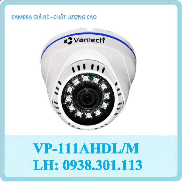 Camera AHD Dome hồng ngoại VANTECH VP-111AHDM