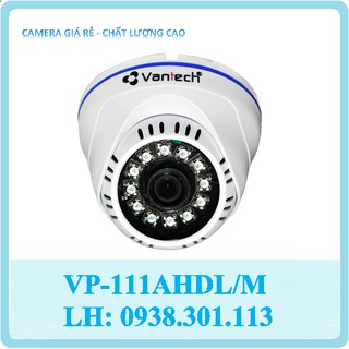 Camera AHD Dome hồng ngoại VANTECH VP-111AHDM