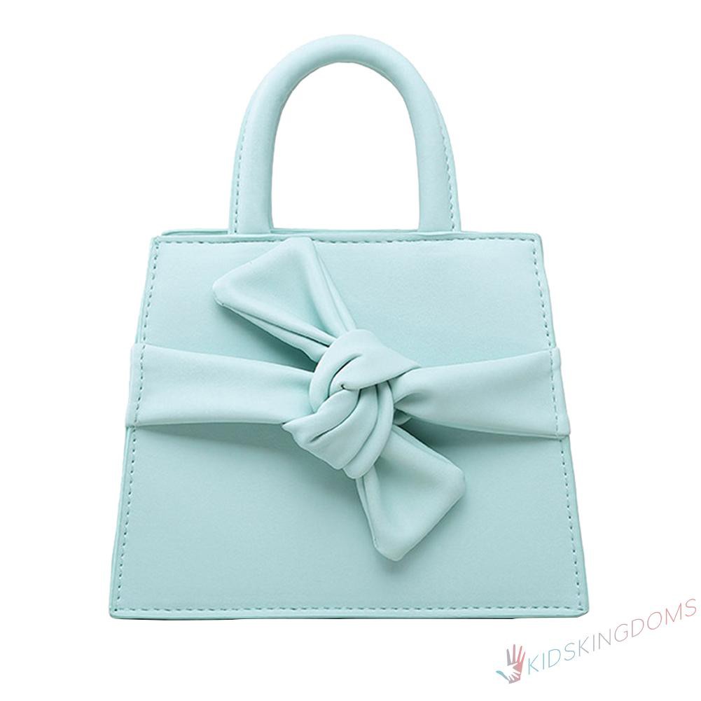 【Big Sale】Mini Elegant Bow Messenger Bag Women Sweet Wristlet Shoulder Belt Pouches
