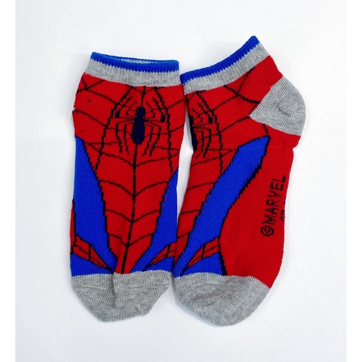 Tất Spiderman người Nhện thấp cổ ngang mắt cá chân cho bé trai Thu đông 2022