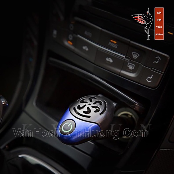 Tẩu xông trầm trên ô tô xông Trầm Miếng, Trầm Bột, Tinh Dầu, Gỗ Thơm, có Bảo Hành