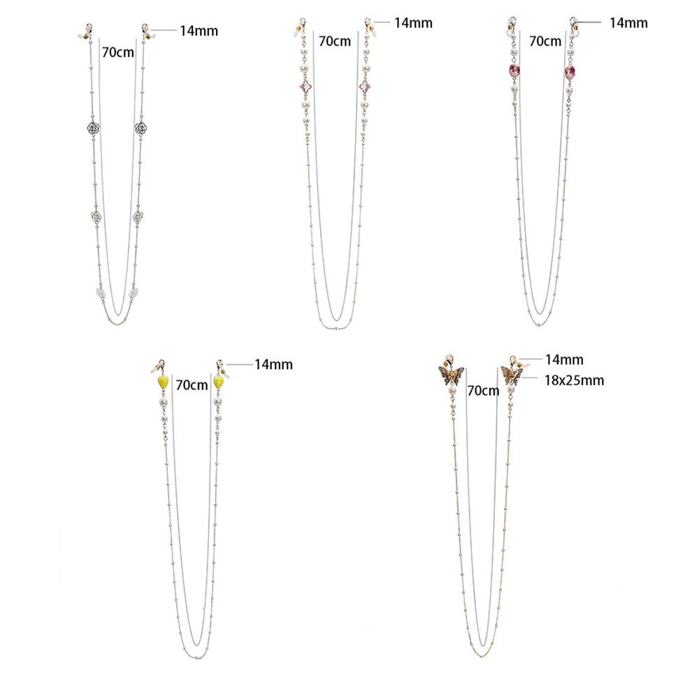 Dây Kẹp Kính Chống Thất Lạc VANES1|Mặt Nạ Đính Hạt Dạng Chuỗi Độc Đáo