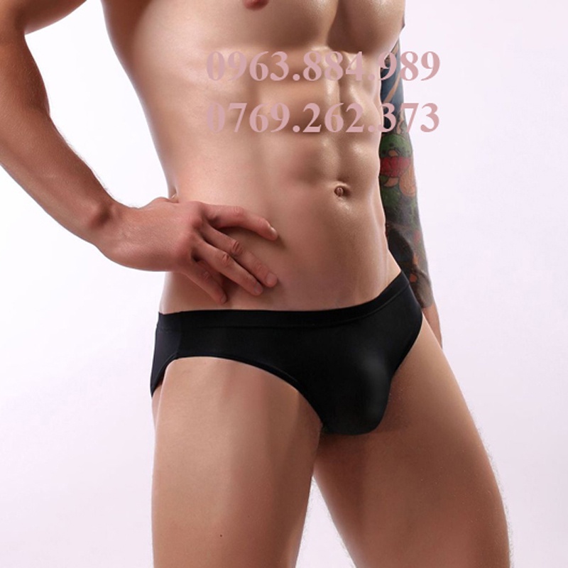 Quần lót nam dạng tam giác SX.04 chất thun lạnh đen, trắng cho anh em