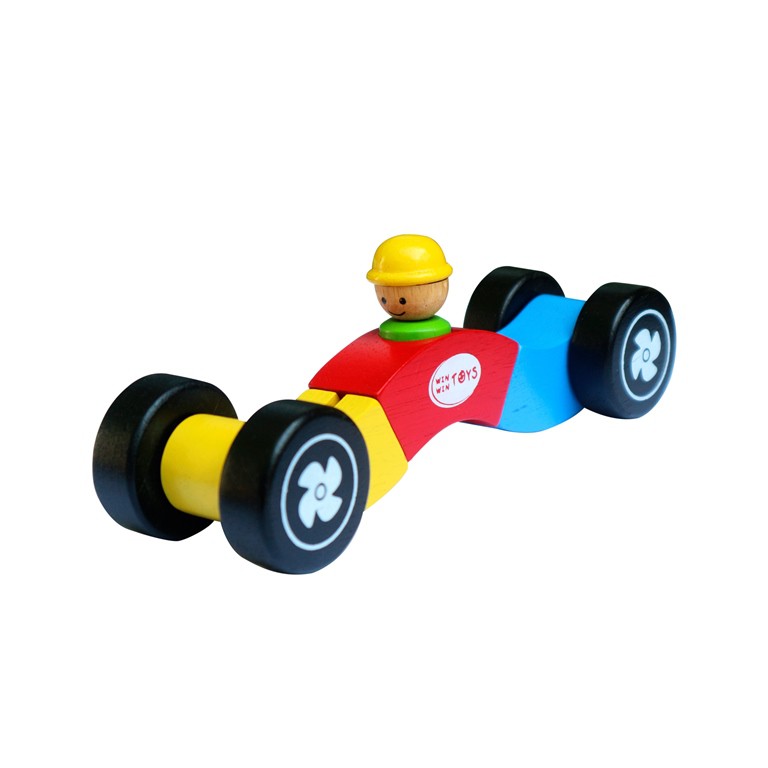 Đồ chơi gỗ Winwintoys - Xe đua biến hình 67322