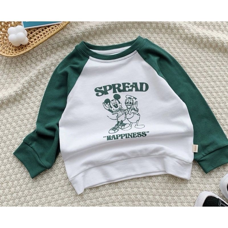 BỘ DA CÁ TRẮNG PHÔI XANH HOẠT HÌNH SPREAD