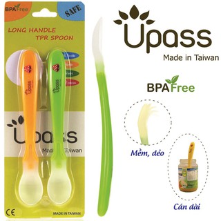 Thìa ăn dặm siêu mềm Upass Thái Lan (Tách sét 2 thìa)