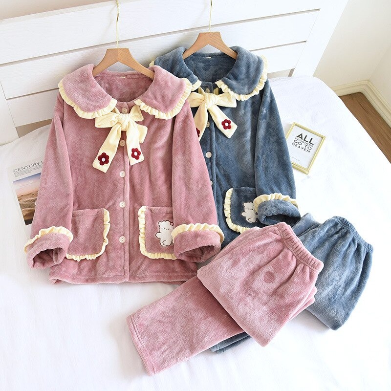 Pyjama Đồ Ngủ Mặc Nhà Họa Tiết PJ23