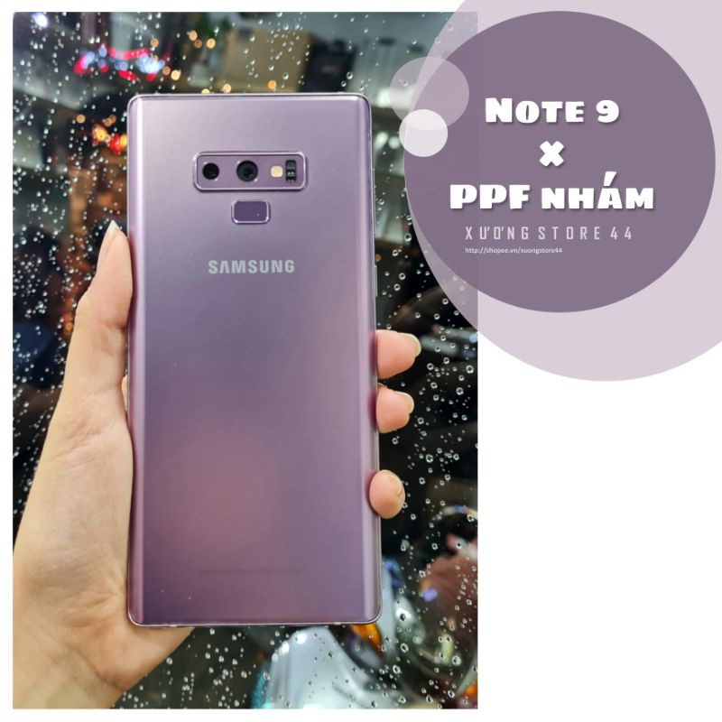 Miếng dán dẻo PPF chống trầy Samsung Note 8 | Note 9 bóng hoặc nhám