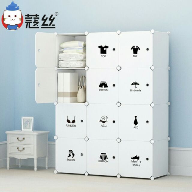 Tủ ghép 12 ô size lớn 47cm