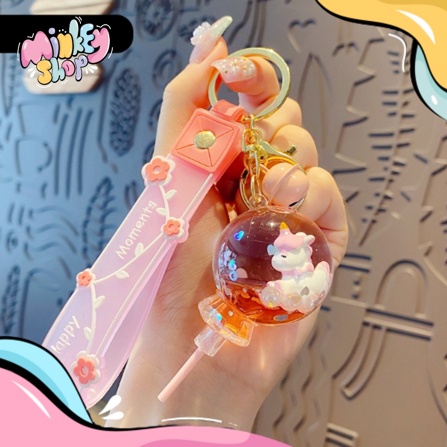 Móc Khóa Đẹp Hình Kẹo Mút Cute phụ kiện Túi Xách dễ thương -Minkey