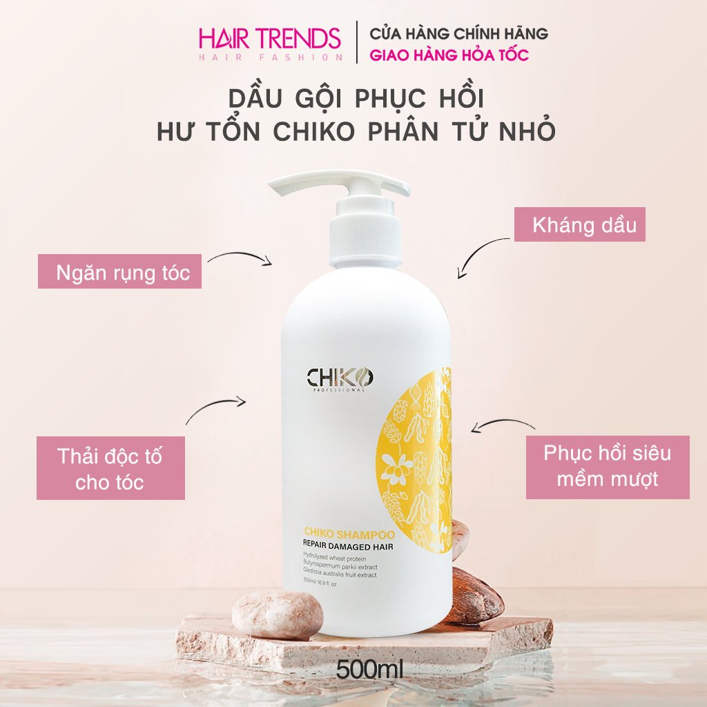 Dầu gội tiện lợi 5 trong 1 CHIKO chính hãng GỘI KHÔNG CẦN XẢ