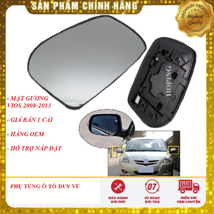 MẶT GƯƠNG TOYOTA VIOS 2008-2013