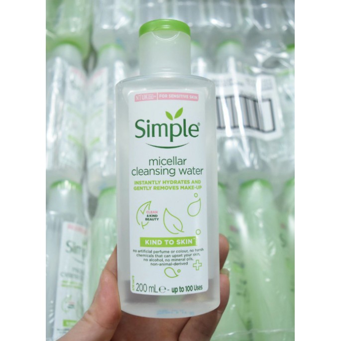 Nước Tẩy Trang Da Dầu - Simple Micellar Cleansing Water