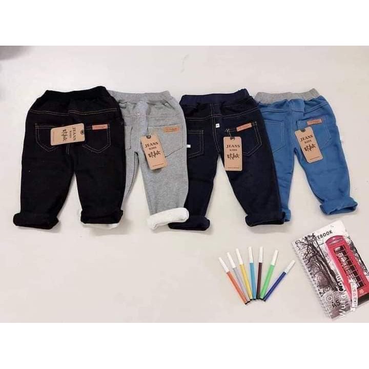 Combo 90k/5 quần lót nỉ giả bò cho bé