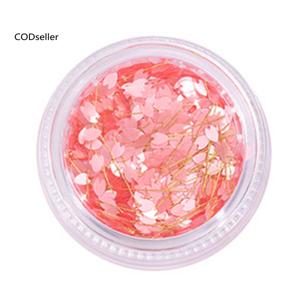 1 Hộp Kim Tuyến Lấp Lánh Trang Trí Móng Tay Nghệ Thuật Đa Năng