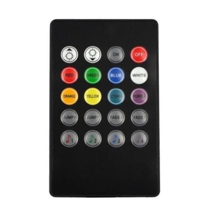 Bộ Remote Điều Khiển Cảm Biến Âm Thanh Dùng Cho Đèn LED Ánh Sáng RGB