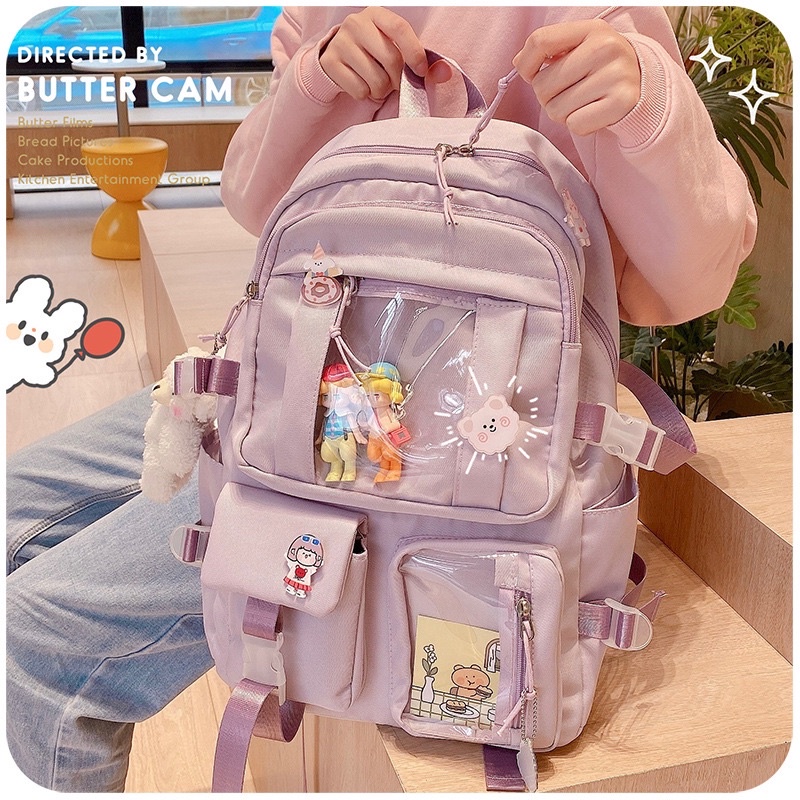 Balo ulzzang chống nước cao cấp siêu dày B315