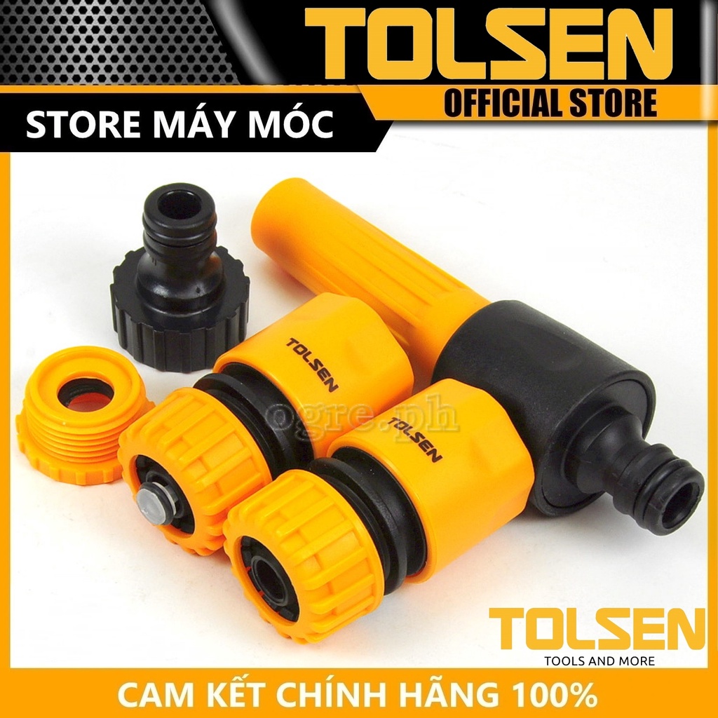 BỘ 4 ĐẦU NỐI ỐNG 1/2'' TOLSEN 57125 - HÀNH CHÍNH HÃNG - HÀNG CHÍNH HÃNG