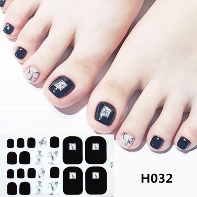 Nail wraps (dán móng chân) P2 (Hàng mới)
