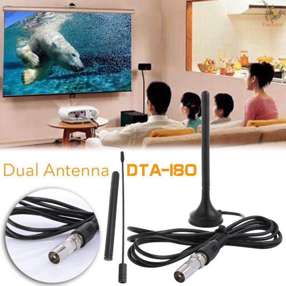 (Thanh Lý) Ăng Ten Kỹ Thuật Số Trong Nhà Dta-180 Hd Dvb-t Antena Hdtv Dvbt