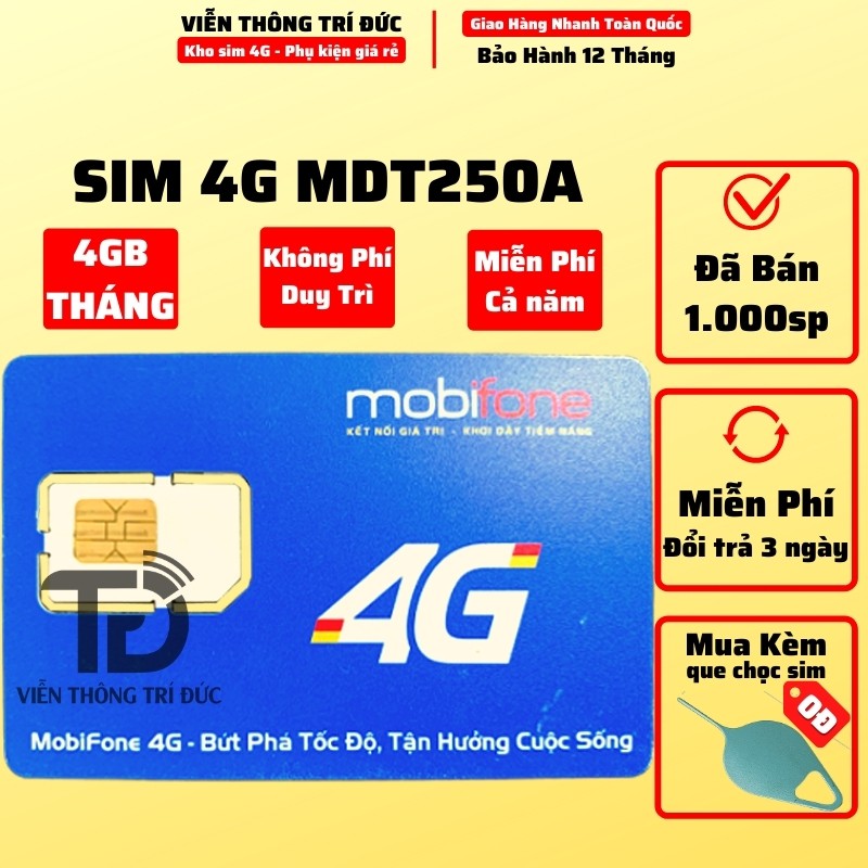 Sim 4G Mobifone 12FD50 Data 5Gb/Ngày, Miễn phí 12 Tháng. CS6N/CS3N Data 150Gb/Tháng. C90N Data 4Gb/Ngày, Gọi Miễn Phí