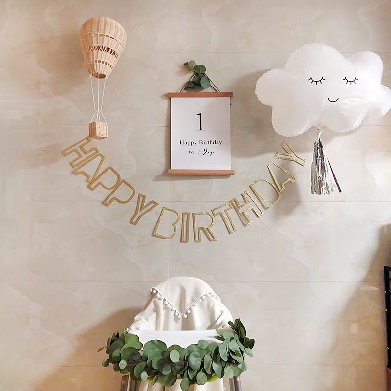 Bong Bóng Hình Đám Mây Dễ Thương Trang Trí Sinh Nhật - Yori Party