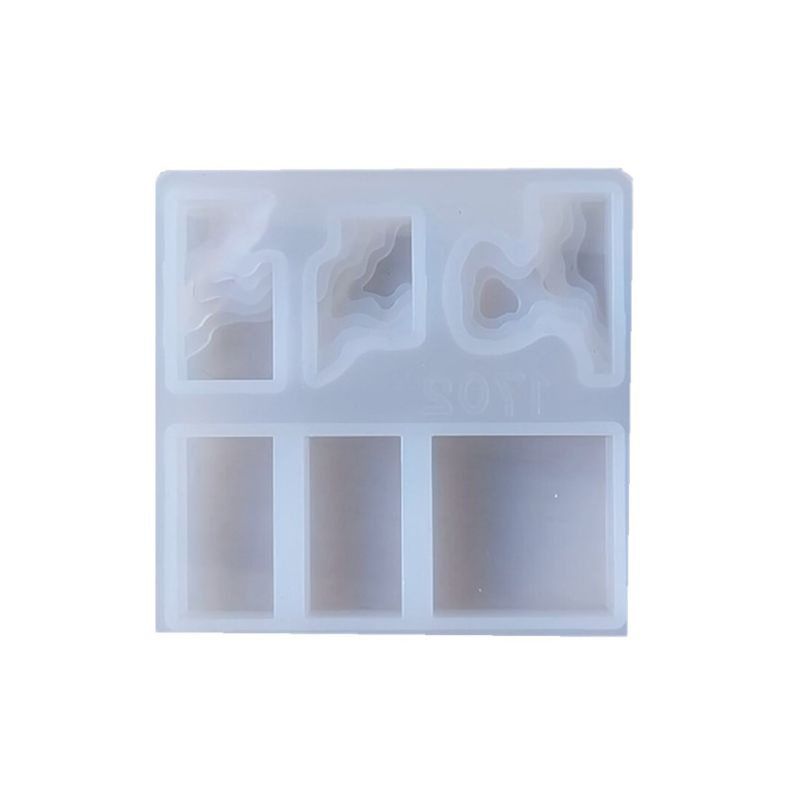 Khuôn Silicone Epoxy UV Không BPA Dùng Làm Móc Khóa / Trang Sức DIY
