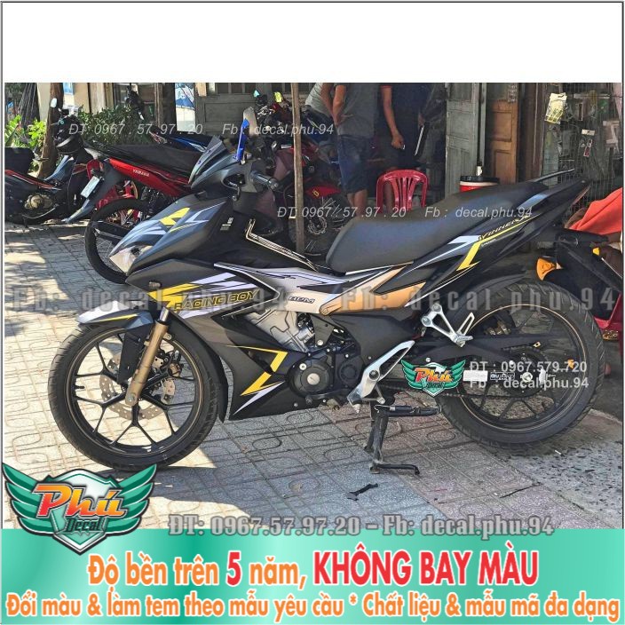 Tem rời Winner Đen nhám (X) -1