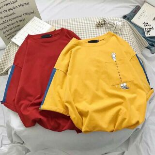 Áo thun cotton tay lỡ format rộng