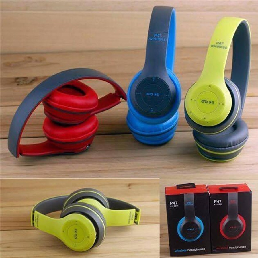 Tai nghe headphone bluetooth chụp tai P47 nhiều màu