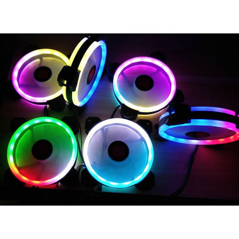 LD0 Quạt Tản Nhiệt, Fan Led RGB Coolmoon V2 - Đồng Bộ Hub Coolmoon 12 AO28