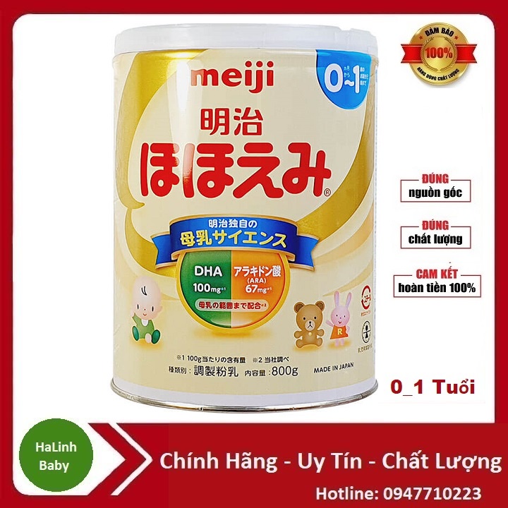 Sữa Meiji Nội Địa Nhật Số 0 800g (Date 2023]