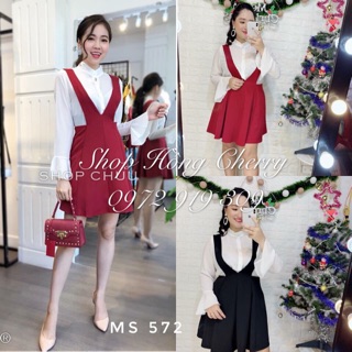 Sét đầm yếm và áo sơ mi big size 55 kí đến 80 kí