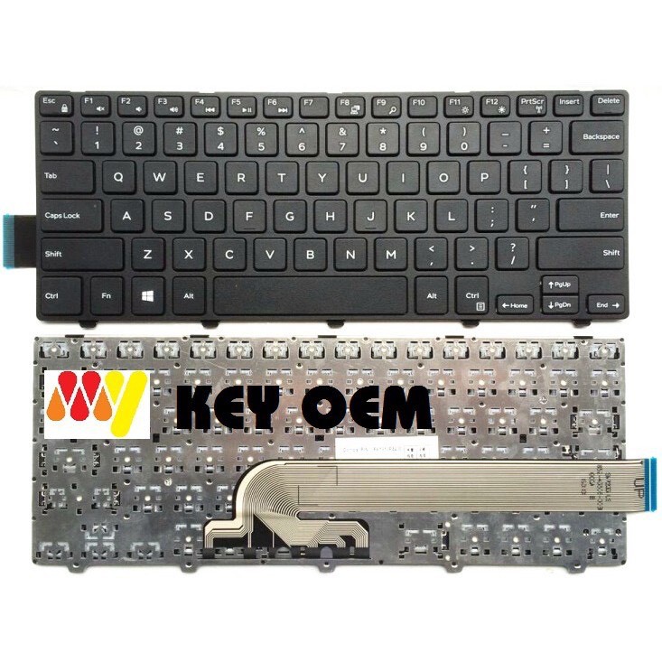 [Mã ELFLASH5 giảm 20K đơn 50K] Bàn phím laptop Dell Latitude 14 3000 3450 3460 3470 P64G P49G P49G003 P49G P53G P55G