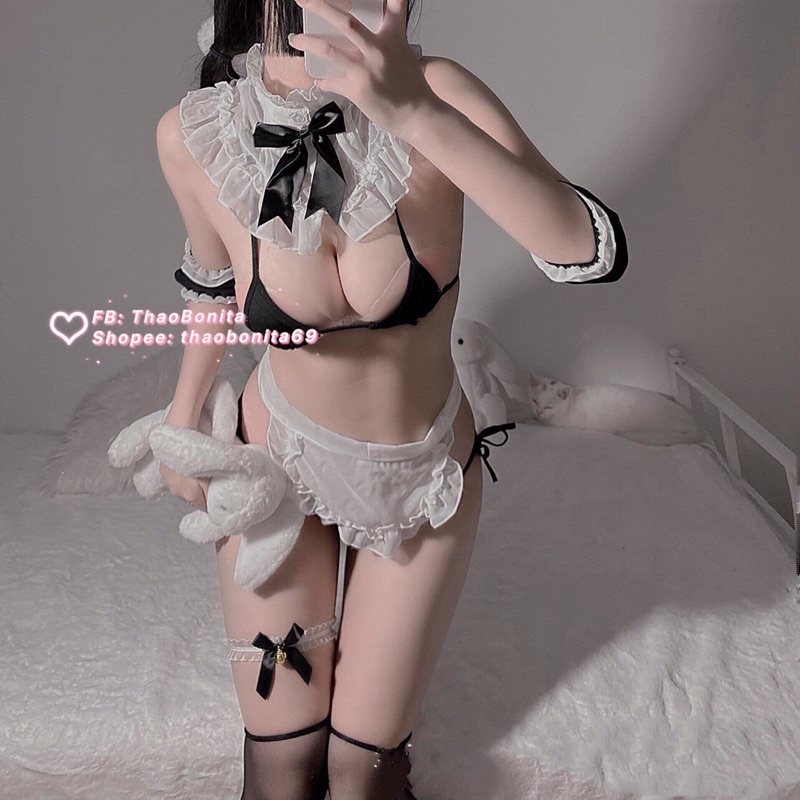 Set Nàng Hầu Đáng Iuuuu. SHIP HỎA TỐC TPHCM. Đồ Ngủ Cosplay Sexy. ThaoBonita T040 | BigBuy360 - bigbuy360.vn