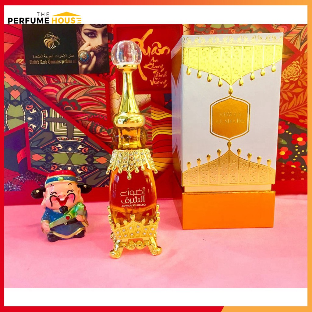 Nước Hoa Tinh Dầu Dubai Chính Hãng Ngọt Ngào Thơm Lâu Adwaa Alsharq 25ml. Giao hàng nhanh tại TP Hồ Chí Minh