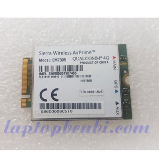Card WWAN 4G Sierra Wireless AirPrime EM7305 dùng cho laptop Toshiba Tecra,Toshiba Portege Z30-A, Toshiba Portege z10
