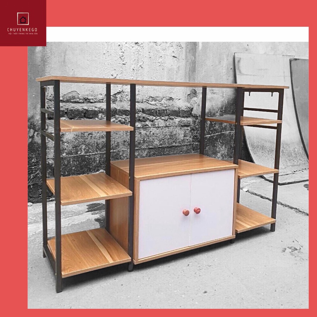 𝐌IỄN SHIP Kệ Lò Vi Sóng Kệ Lò Nướng Kệ Để Đồ Nhà Bếp Đa Năng 2 KHOANG