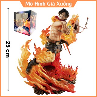 Mô Hình Hỏa Quyền Portgas. D. Ace Trạng thái chiến đấu Cao 25cm  - Figure tượng Gol. D. Ace One Piece