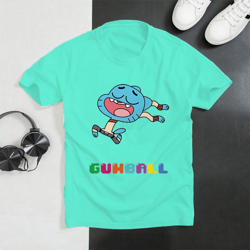 Áo thun Unisex Cotton Gumball Cotton cao cấp ngắn tay