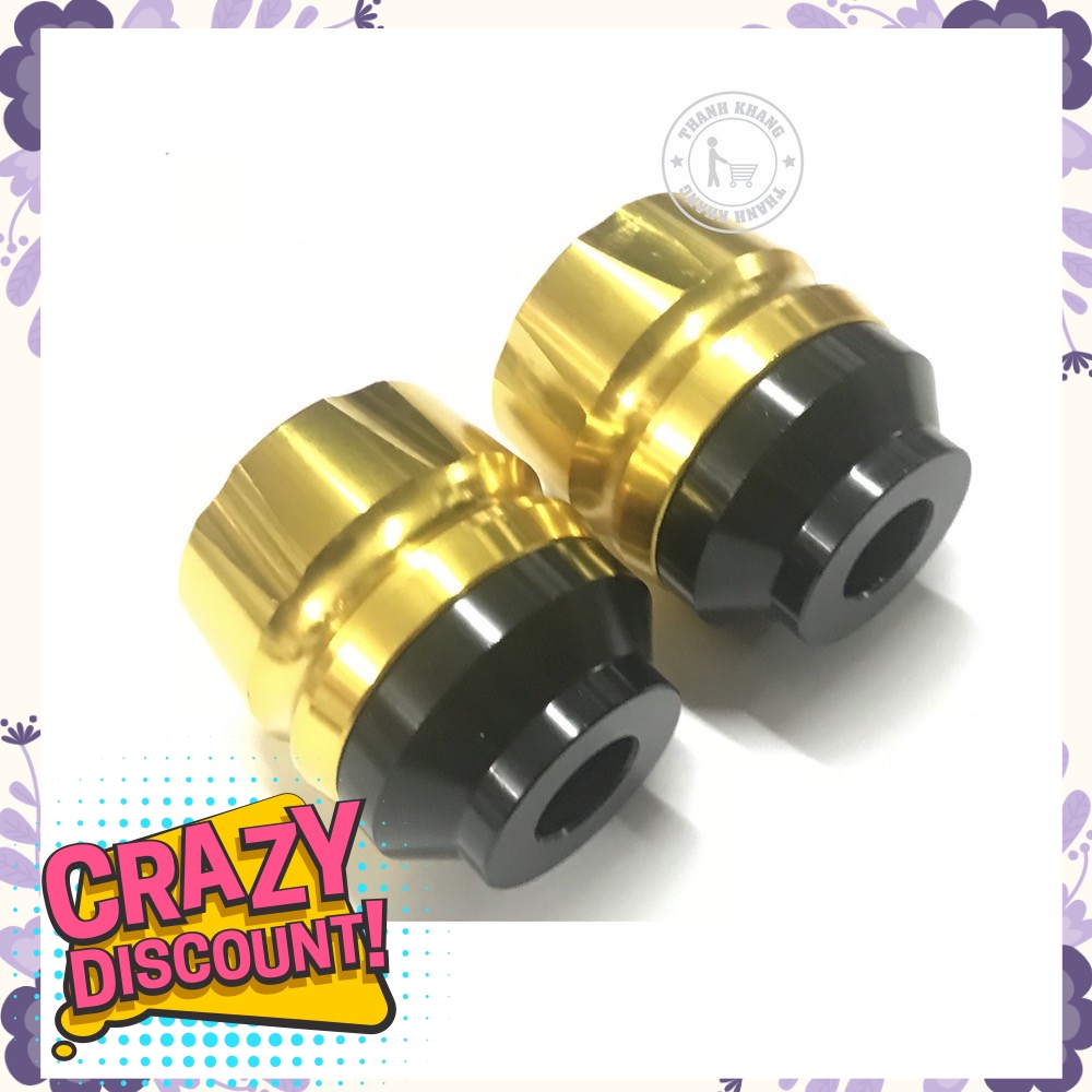 cặp gù chống đổ,trang trí cho mọi loại xe thanh khang màu vàng 006000713