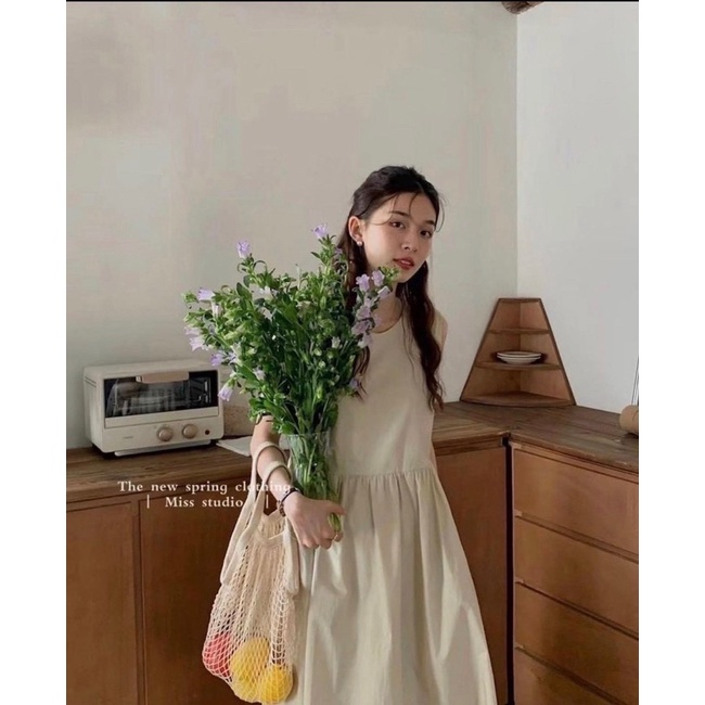Set váy 3 lỗ babydoll kèm khăn có 3 màu siêu xinh