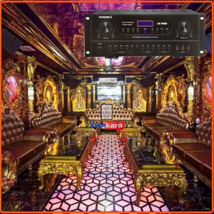 Amply karaoke Nanomax SH-9800 Chính hãng