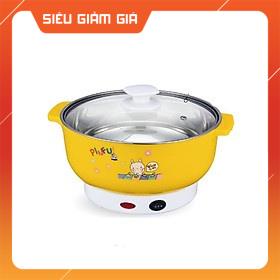 Nồi lẩu điện mini COOKING POT đa năng chiên, xào, nấu mỳ, nấu lẩu size 28cm (giao màu ngẫu nhiên)