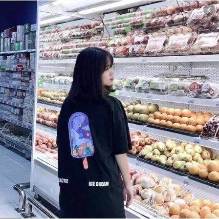 🌸Siêu Rẻ 💯 Áo thun tay lỡ CÂY KEM ICE CREAM BUBBLE GUM Unisex CHẤT ĐẸP CÓ FREESHIP | BigBuy360 - bigbuy360.vn