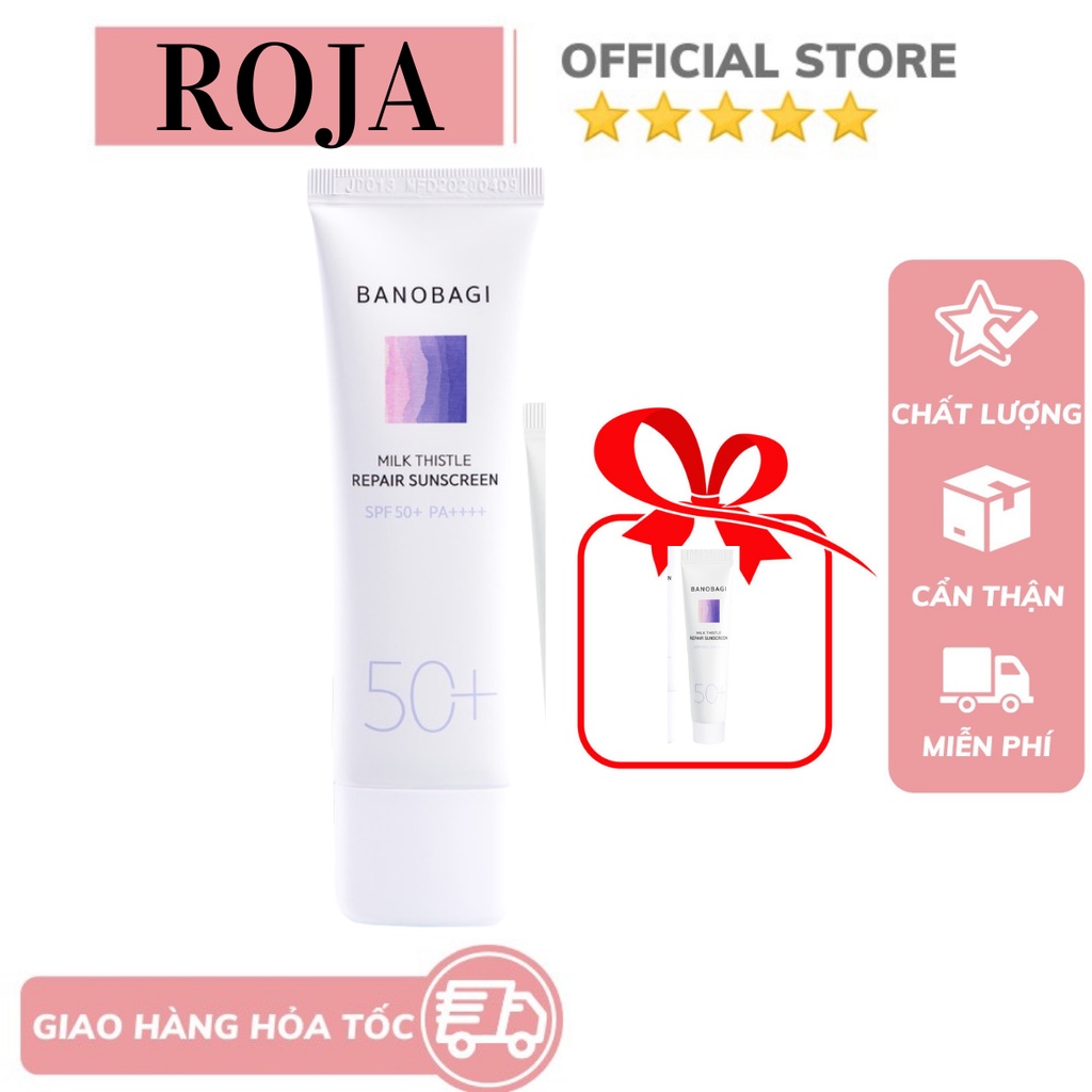 [Tặng kèm mini]KEM CHỐNG NẮNG BANOBAGI MILK THISTLE REPAIR SUNSCREEN-RoJaOfficilStore